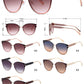 FC 6618 - Rimless Round Metal Sunglasses