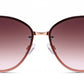 FC 6618 - Rimless Round Metal Sunglasses