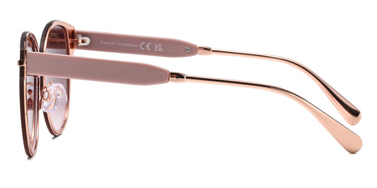 FC 6618 - Rimless Round Metal Sunglasses
