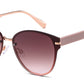 FC 6618 - Rimless Round Metal Sunglasses