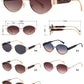 FC 6619 - Classic Oval Metal Sunglasses