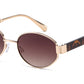 FC 6619 - Classic Oval Metal Sunglasses