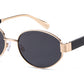FC 6619 - Classic Oval Metal Sunglasses
