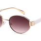 FC 6619 - Classic Oval Metal Sunglasses