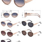 FC 6620 - Oval Fashion Metal Sunglasses