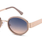FC 6620 - Oval Fashion Metal Sunglasses