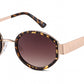 FC 6620 - Oval Fashion Metal Sunglasses