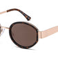 FC 6620 - Oval Fashion Metal Sunglasses