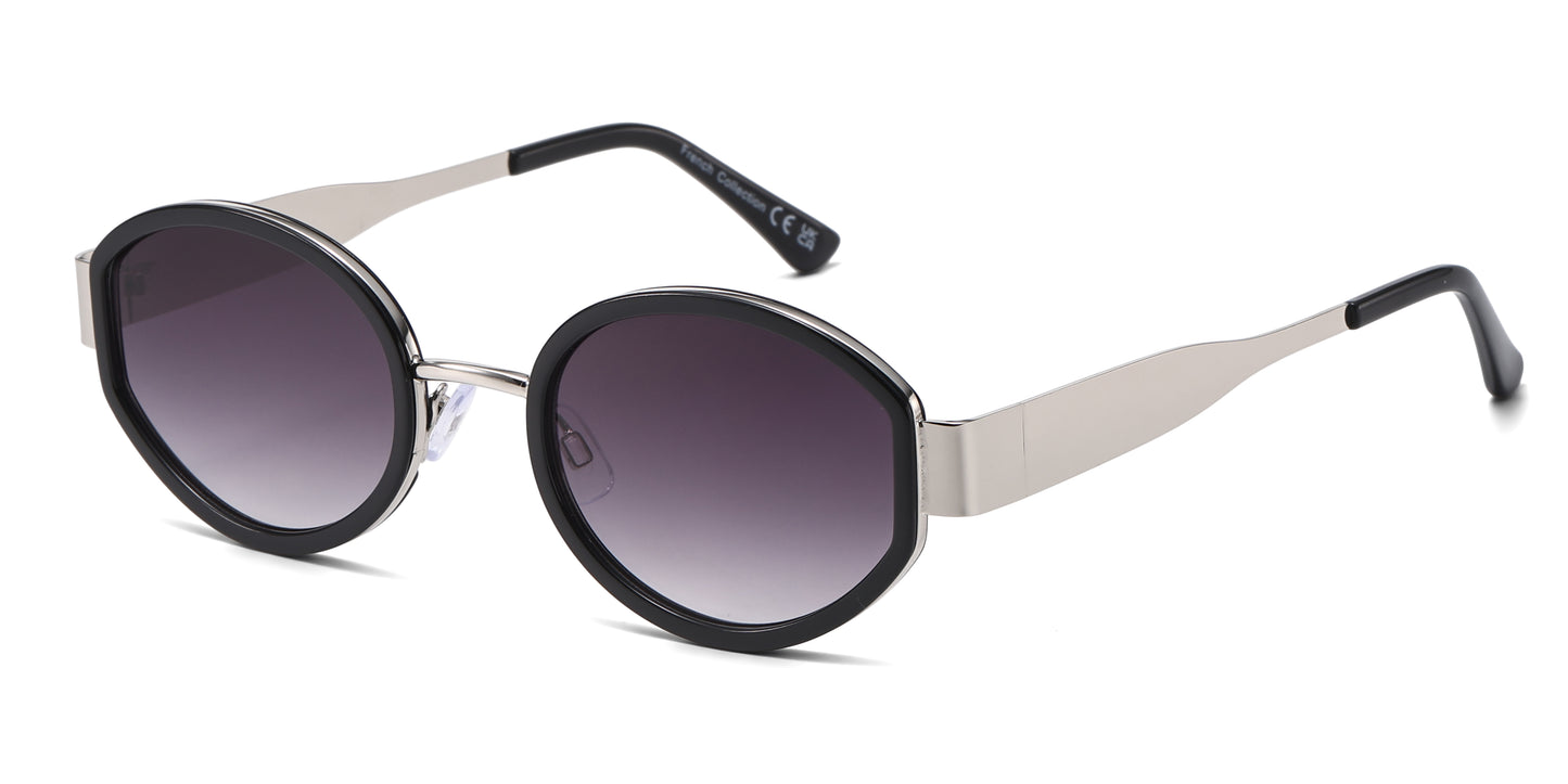 FC 6620 - Oval Fashion Metal Sunglasses