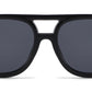 FC 6621 - Plastic Flat Top Aviator Sunglasses