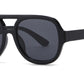 FC 6621 - Plastic Flat Top Aviator Sunglasses