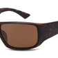FC 6622 - Men Rectangular Sport Plastic Sunglasses