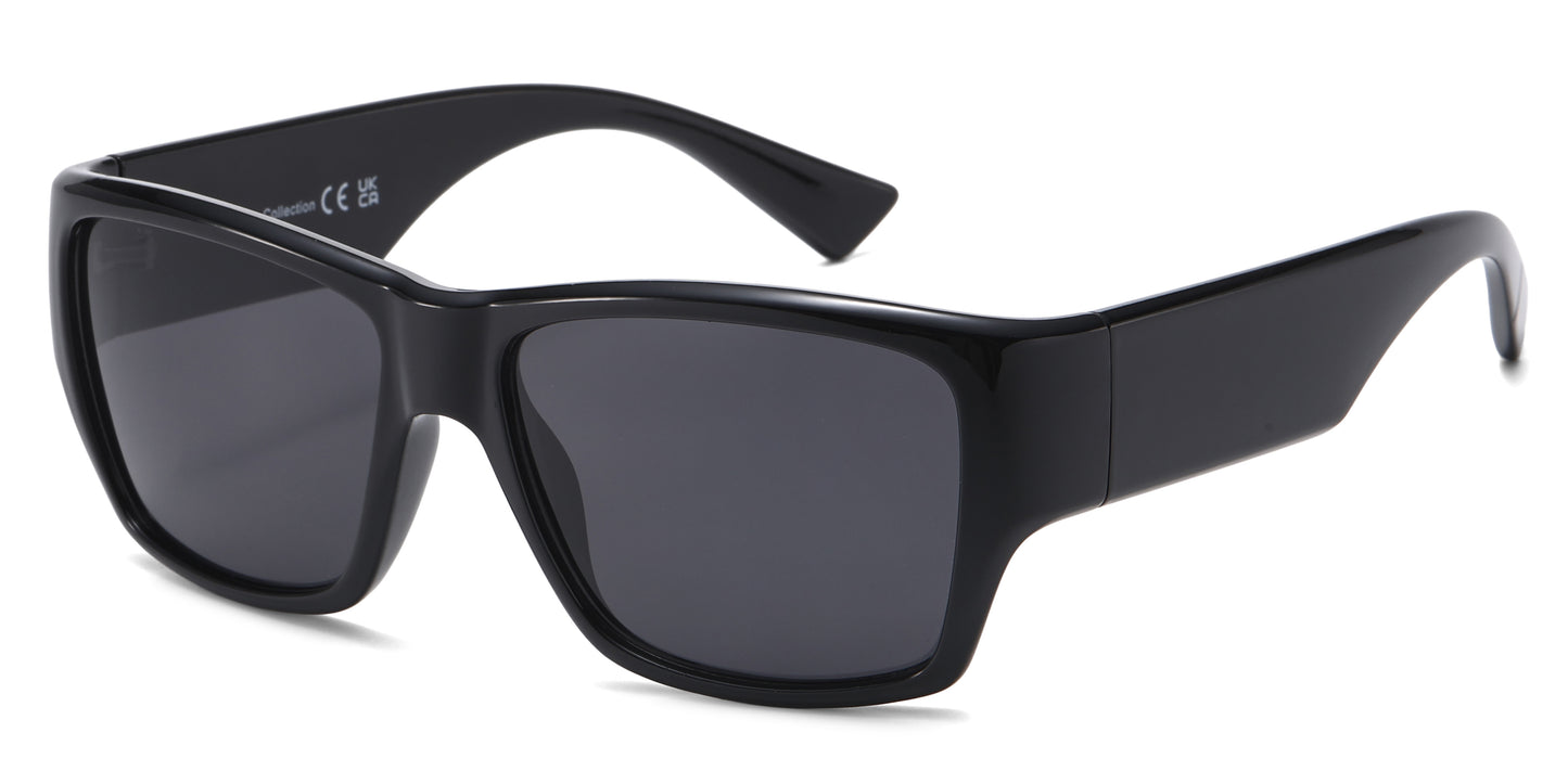 FC 6623 - Square Men Sport Plastic Sunglasses