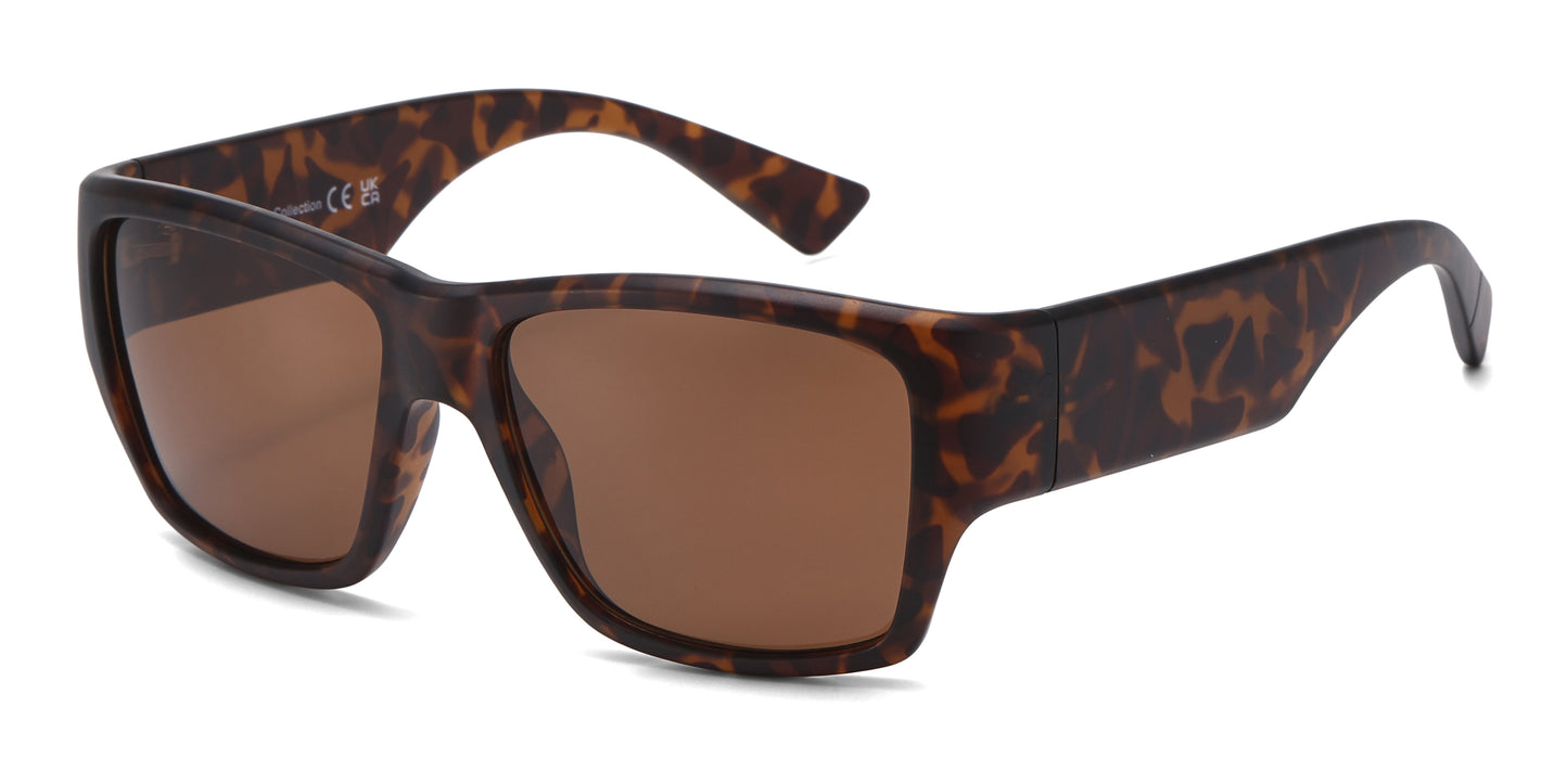 FC 6623 - Square Men Sport Plastic Sunglasses