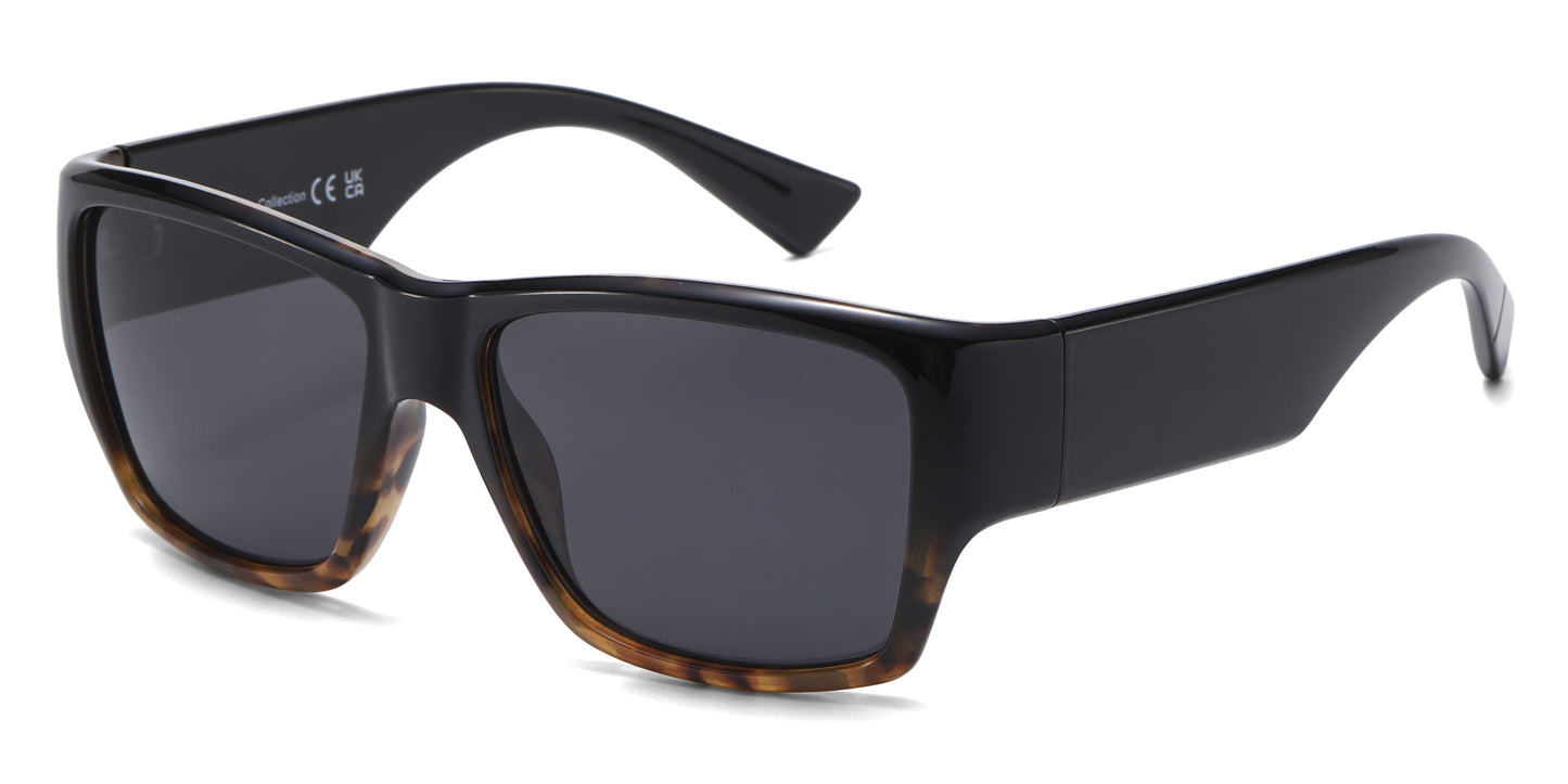 FC 6623 - Square Men Sport Plastic Sunglasses