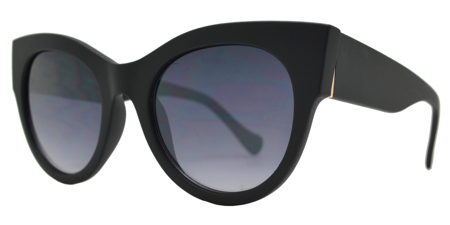 FC 6430 - Chunky Frame Cat Eye Plastic Sunglasses