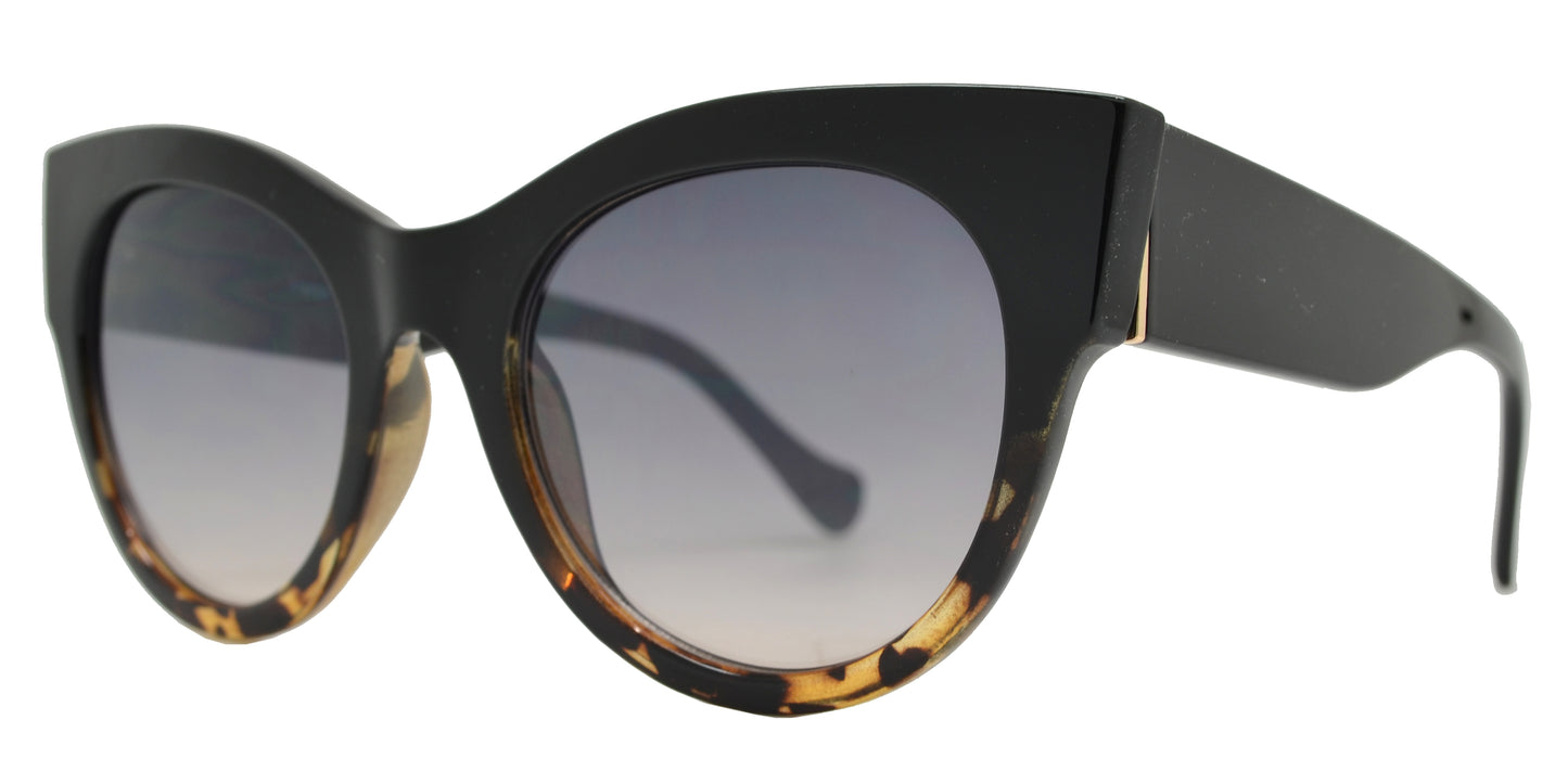 FC 6430 - Chunky Frame Cat Eye Plastic Sunglasses