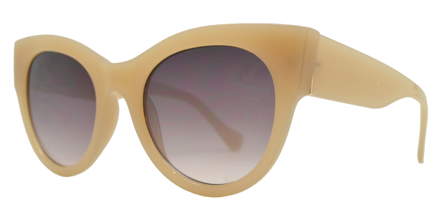 FC 6430 - Chunky Frame Cat Eye Plastic Sunglasses