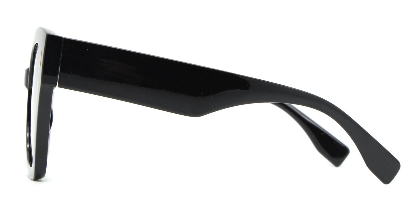 FC 6534 - Plastic Butterfly Sunglasses with Flat Lens