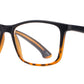 RS 1315-9077 - Men Wide Plastic Reading Glasses With Spring Hinge