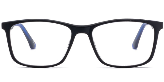 RS 1315-9077 - Men Wide Plastic Reading Glasses With Spring Hinge