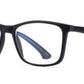 RS 1315-9077 - Men Wide Plastic Reading Glasses With Spring Hinge