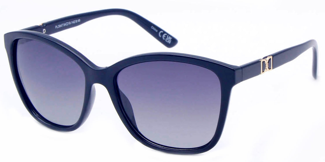 PL 3947 - Polarized Cat Eye Plastic Sunglasses