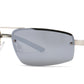 PL 3976 - Polarized Men Half Rim Rectangular Sport Metal Sunglasses