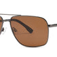 PL 3977 -  Polarized Square Aviator Metal Sunglasses