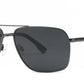 PL 3977 -  Polarized Square Aviator Metal Sunglasses