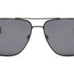 PL 3977 -  Polarized Square Aviator Metal Sunglasses
