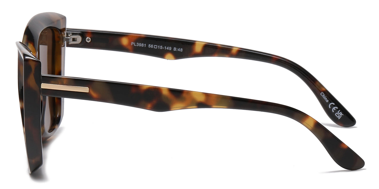 FC 6557 - Fashion Plastic Cat Eye Sunglasses