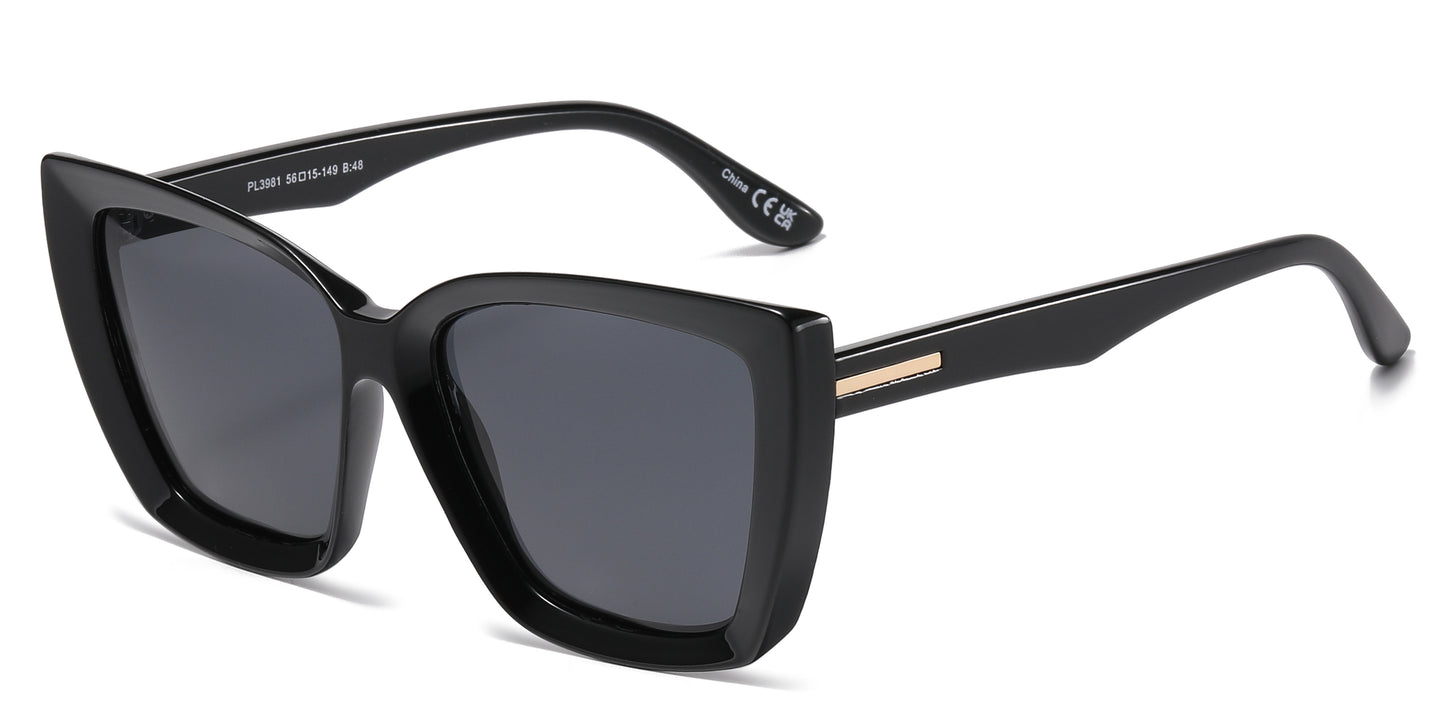 FC 6557 - Fashion Plastic Cat Eye Sunglasses