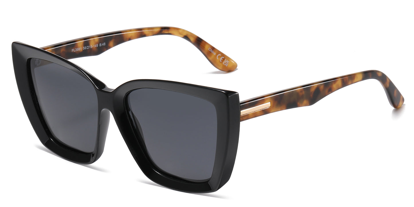 FC 6557 - Fashion Plastic Cat Eye Sunglasses