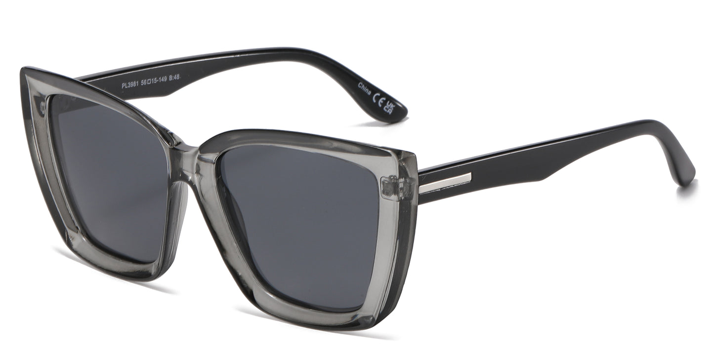 FC 6557 - Fashion Plastic Cat Eye Sunglasses