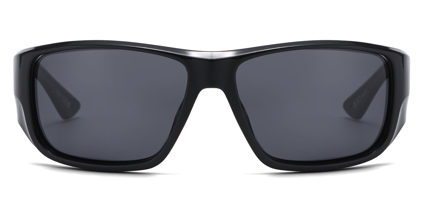 PL 3984 - Men Plastic Sport Polarized Sunglasses