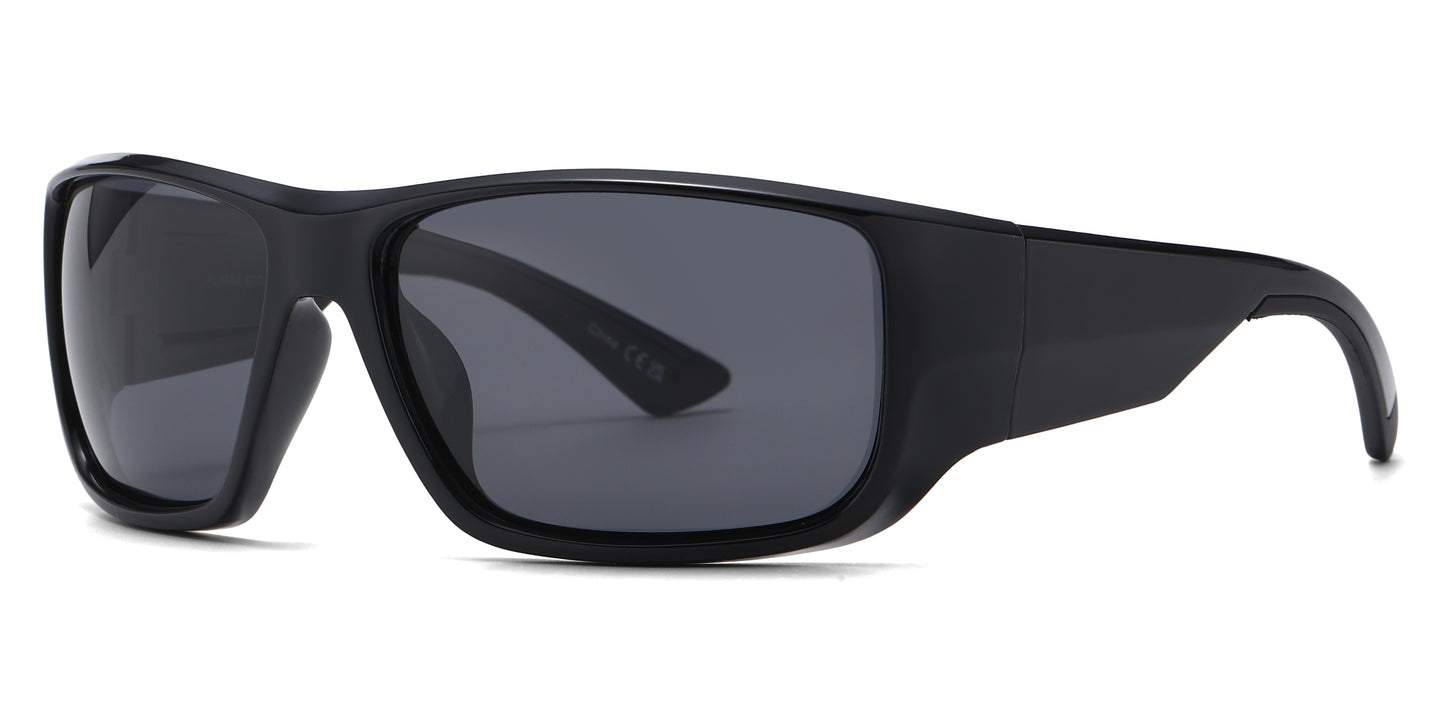 PL 3984 - Men Plastic Sport Polarized Sunglasses