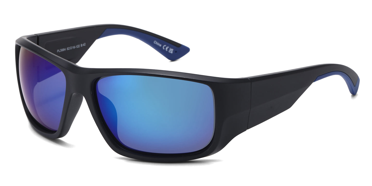PL 3984 - Men Plastic Sport Polarized Sunglasses