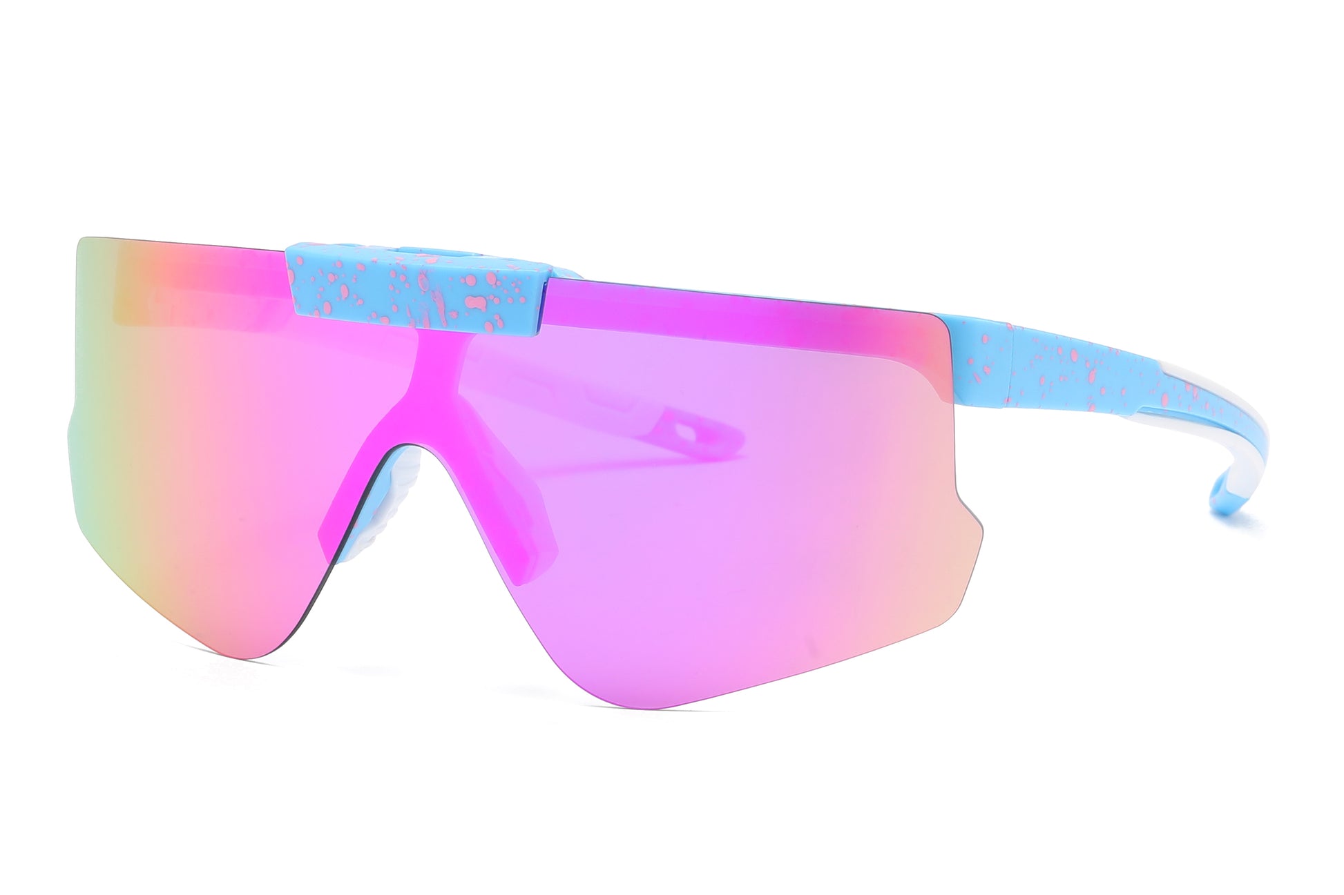 Hot Pink Sunglasses Polarized | Recycled Plastic | Waxhead Tarpon Silver