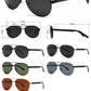 PL 5317 - Polarized Metal Oval Shaped Sunglasses