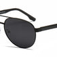 PL 5317 - Polarized Metal Oval Shaped Sunglasses