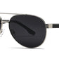 PL 5317 - Polarized Metal Oval Shaped Sunglasses