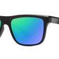PL 5319 - Rectangular Men Sport Polarized Plastic Sunglasses with Color Mirror Lens