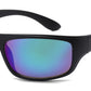 PL 5323 - Men Sport Wrap Around Plastic Sunglasses