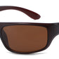 PL 5323 - Men Sport Wrap Around Plastic Sunglasses