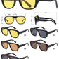PL 5856 - Polarized Square Night Vision Plastic Sunglasses