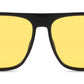 PL 5856 - Polarized Square Night Vision Plastic Sunglasses