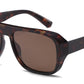 PL 5856 - Polarized Square Night Vision Plastic Sunglasses