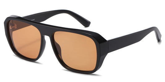 PL 5856 - Polarized Square Night Vision Plastic Sunglasses