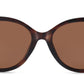 PL 5859 - Polarized Women Round Cat Eye Plastic Sunglasses